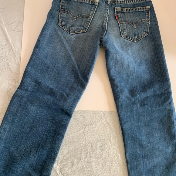 Children Place faded blue size 5. Levi’s  505 Regular size 5 faded blue jeans. - Picture 6 of 16